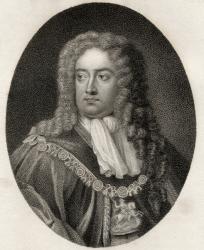 Charles Sackville, illustration from 'A catalogue of Royal and Noble Authors, Volume IV', published in 1806 (litho) | Obraz na stenu