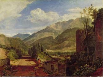 Chateau de St. Michael, Bonneville, Savoy, 1803 (oil on canvas) | Obraz na stenu
