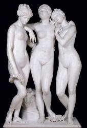 The Three Graces, 1831 (marble) (see for details 164658, 164659) | Obraz na stenu