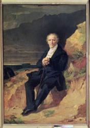 Portrait of Charles Fourier (1772-1837) (oil on canvas) | Obraz na stenu