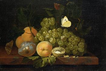 Fruit Study (oil on canvas) | Obraz na stenu
