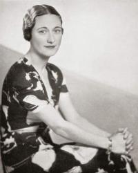 Wallis Simpson, previously Wallis Spencer, later the Duchess of Windsor, 1896 - 1986. From Edward VIII His Life and Reign. | Obraz na stenu