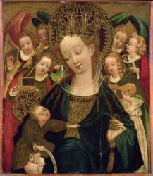 The Virgin and Child with Angels | Obraz na stenu