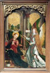 The Annunciation, 1517 (tempera on board) | Obraz na stenu