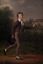 Running boy. Marcus Holst von Schmidten, 1802 (oil on canvas) | Obraz na stenu