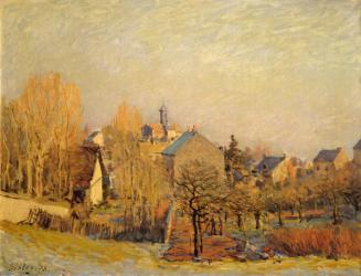 Frosty Morning in Louveciennes, 1873 | Obraz na stenu