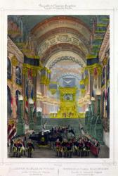 The Arrival of Napoleon's Ashes at L'Eglise des Invalides, 15th December 1840 (colour litho) | Obraz na stenu