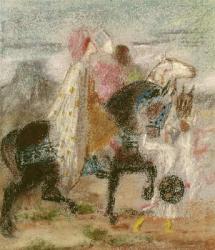The Three Magi, started in 1860 and reworked after 1882 (pastel on paper) | Obraz na stenu