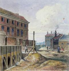 Making Victoria Street, 1851 (w/c on paper) | Obraz na stenu
