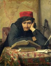 The Reader, 1856 (oil on canvas) | Obraz na stenu