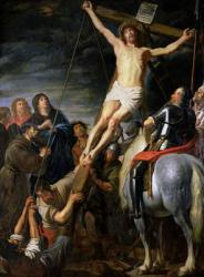 Raising the Cross, 1631-37 (oil on canvas) | Obraz na stenu