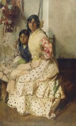 Pepilla the Gypsy and Her Daughter, 1910 (oil on canvas) | Obraz na stenu