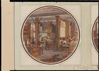 The Gobelins Workshop, 1840 (w/c on paper) (see also 27889) | Obraz na stenu