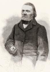 Joseph Méry, from 'L'Univerd Illustré', 1866 (engraving) | Obraz na stenu