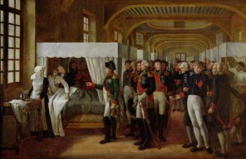 Napoleon visiting the Infirmary of Invalides on 11th February 1808, 1809 | Obraz na stenu