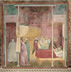 St. Francis Cures the Injured Man from Lerida, 1297-99 (fresco) | Obraz na stenu