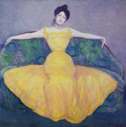 Lady in a Yellow Dress, 1899 | Obraz na stenu