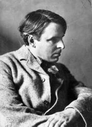 Portrait of W.B. Yeats (b/w photo) | Obraz na stenu