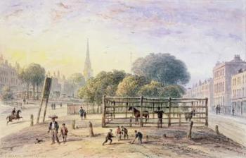 View of Islington Pound, 1850 (w/c on paper) | Obraz na stenu