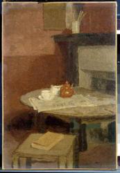 The Brown Tea Pot, 1915-16 (oil on canvas) | Obraz na stenu