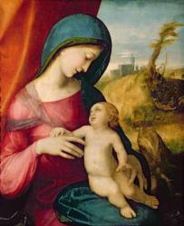 Madonna and Child, 1512-14 (oil on panel) | Obraz na stenu