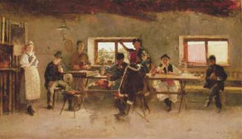 Revellers in a Pub, 1888 | Obraz na stenu