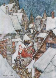 Christmas illustrations, from 'The Night Before Christmas' by Clement C. Moore, 1931 | Obraz na stenu