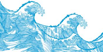 Kanagawa Wave, 2009 (digital) | Obraz na stenu