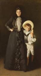 Portrait of Mrs. Edward L. Davis and her Son, Livingston Davis, 1890 (oil on canvas) | Obraz na stenu