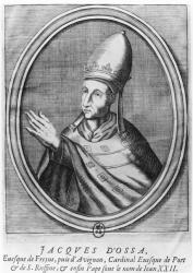 Pope John XXII (engraving) | Obraz na stenu