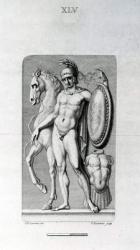 Male Nude, 18th Century (engraving) | Obraz na stenu