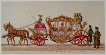 The Lord Mayor of London, 1853 (colour litho) | Obraz na stenu