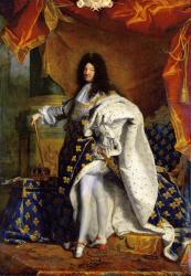 Louis XIV in Royal Costume, 1701 (oil on canvas) | Obraz na stenu