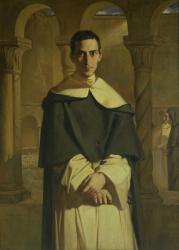 Portrait of Jean Baptiste Henri Lacordaire (1802-61), French prelate and theologian, 1841 (oil on canvas) | Obraz na stenu