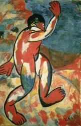 A Bather, 1911 (gouache on paper) | Obraz na stenu