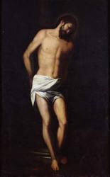Christ bound to the column (oil on canvas) | Obraz na stenu
