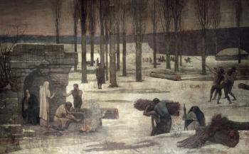 Winter, 1889-93 (mural) | Obraz na stenu