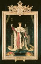 Portrait of Charles X (1757-1836) in Coronation Robes, 1829 (oil on canvas) | Obraz na stenu