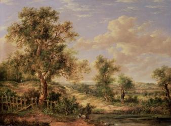 Landscape, 19th century | Obraz na stenu