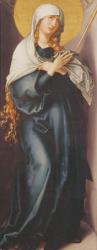Virgin Mary with Sword (oil on panel) | Obraz na stenu
