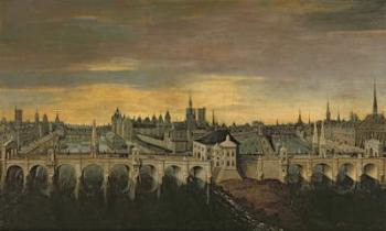 Design for the Construction of the Pont-Neuf, c.1577 (oil on canvas) | Obraz na stenu