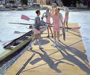 Blades and Shadows, Henley, 1995 (oil on canvas) | Obraz na stenu