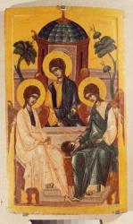 The Holy Trinity (tempera on panel) | Obraz na stenu