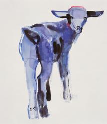 Blue Kid, Cazalla de la Sierra, 1999 (mixed media on paper) | Obraz na stenu