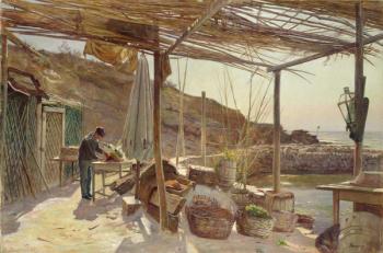 The Storehouse at Ciotat, before 1903 (oil on canvas) | Obraz na stenu