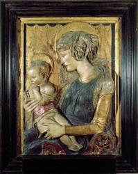 Madonna and Child (polychrome marble) | Obraz na stenu