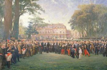 Reception of the Mayors of France at the Elysee Palace, 22nd September 1900, 1904 (oil on canvas) | Obraz na stenu