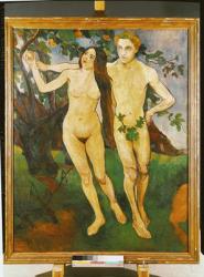 Adam and Eve, 1909 (oil on canvas) | Obraz na stenu