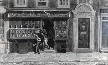 Colourman's Shop, St. Martin's Lane, London, 1829 (w/c on paper) | Obraz na stenu