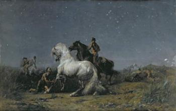 The Horse Thieves, 19th century | Obraz na stenu